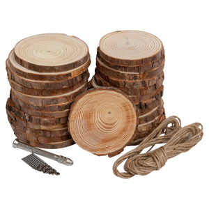 Pine Wood Bark Slices