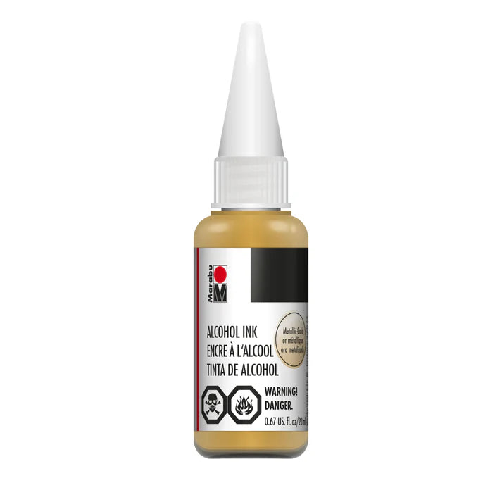 Marabu Alcohol Ink Metallic Gold 20ml