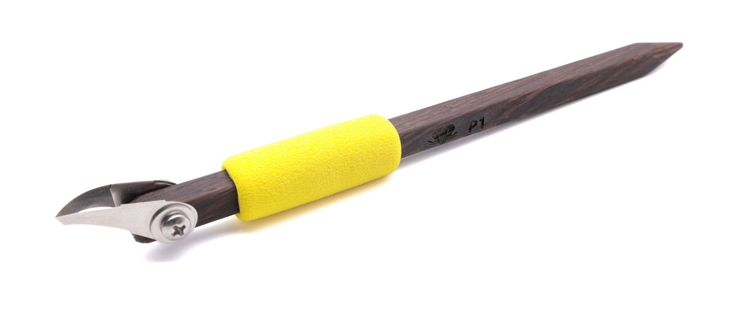 P1 Curved V Tip Carving Tool - Clay Revolution