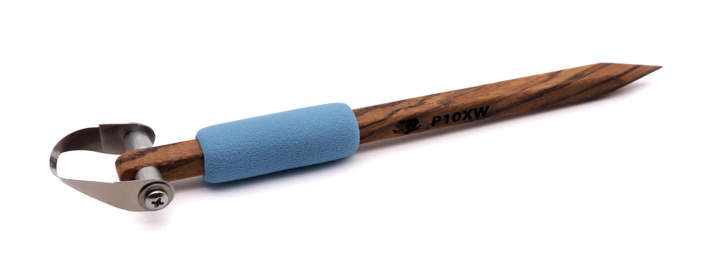 NEW!! P10XW Curved Extra-Wide U Tip 18 mm Carving Tool - Clay Revolution