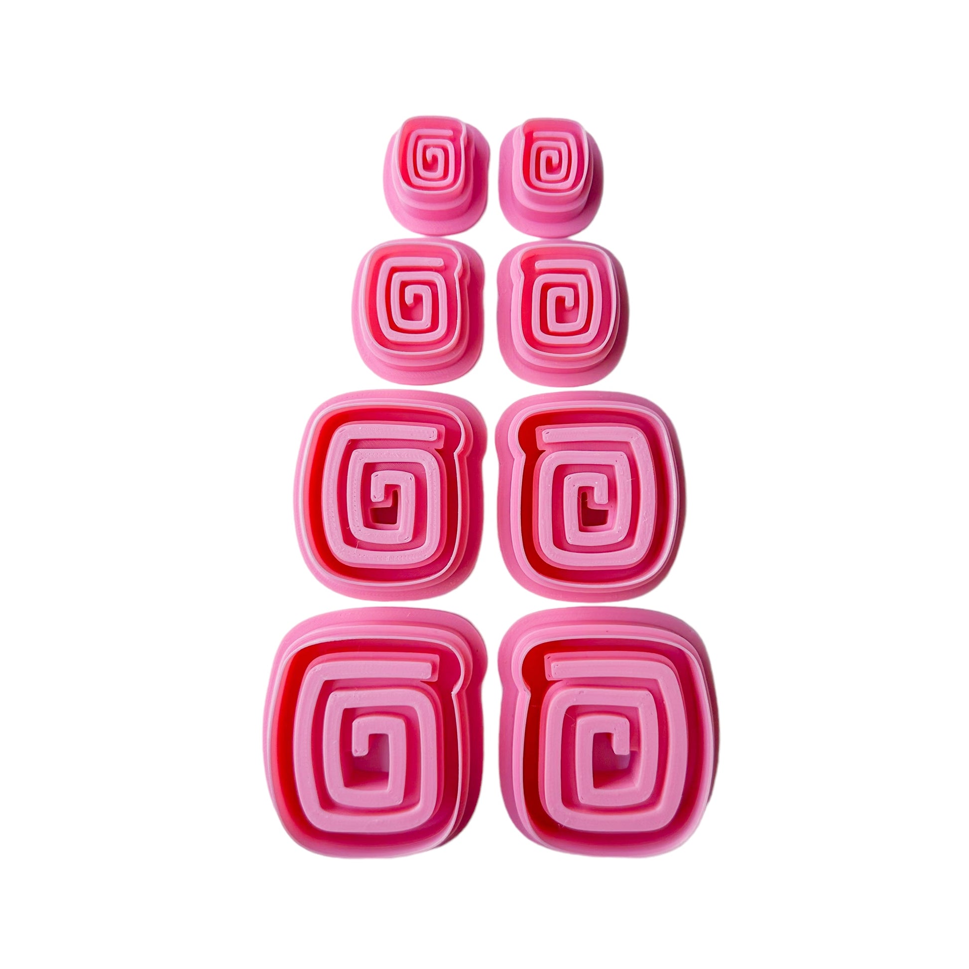 Square Swirl Cutters - Clay Revolution