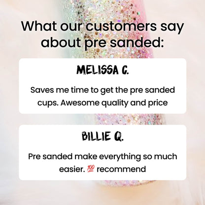 Pre-Sanded 20oz Skinny Tumbler - Clay Revolution