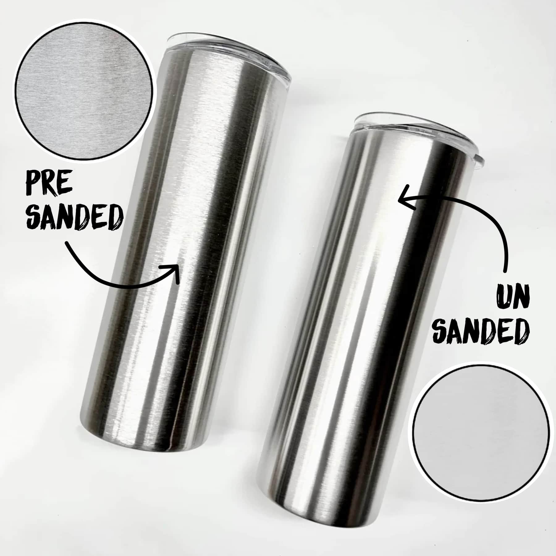 Pre-Sanded 20oz Skinny Tumbler - Clay Revolution