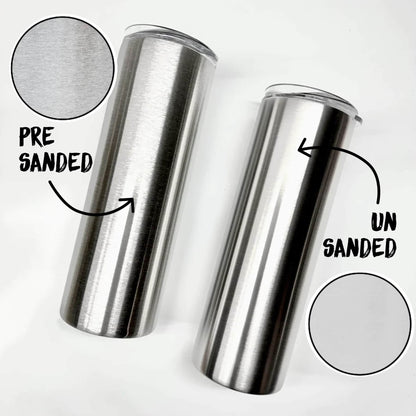 Pre-Sanded 20oz Skinny Tumbler - Clay Revolution