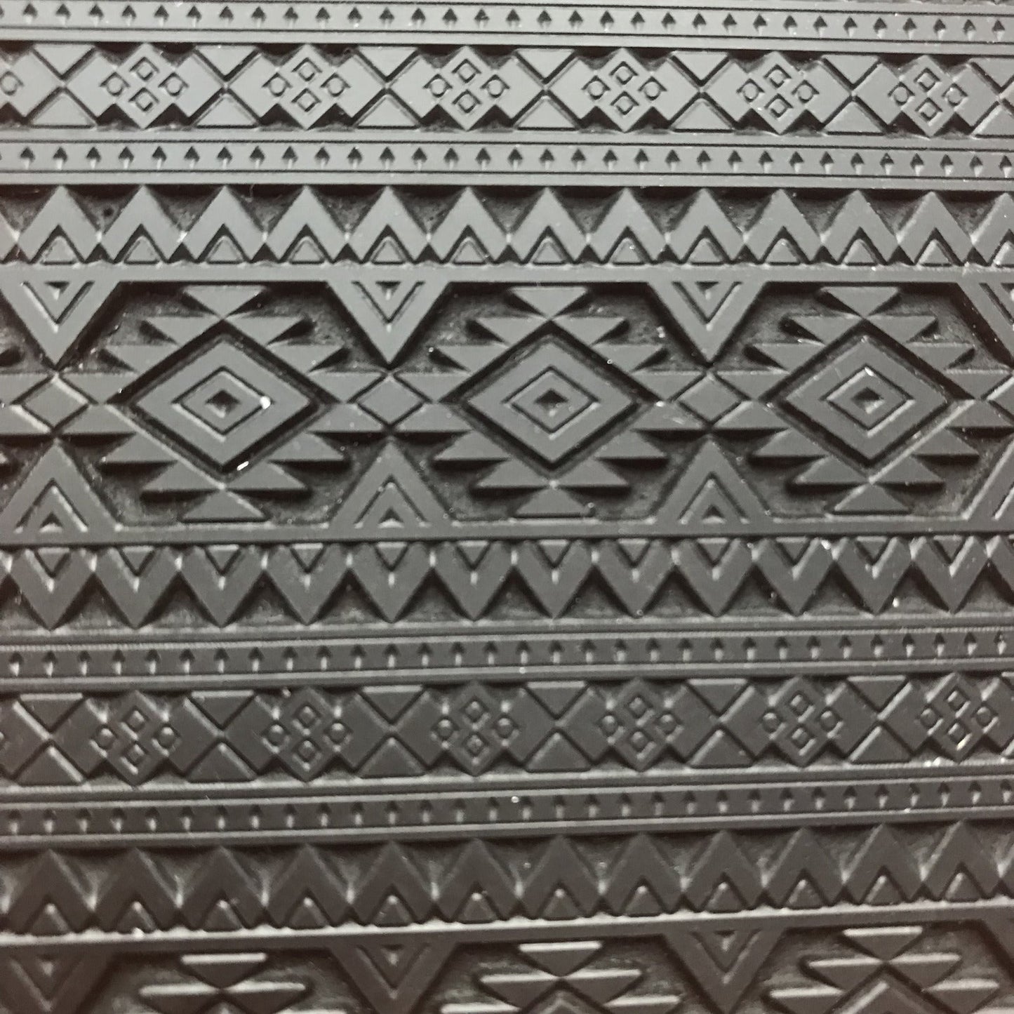 Quilted in the West South west Rubber Stamp Texture Sheet Mat for polymer clay metal clay mixed media art