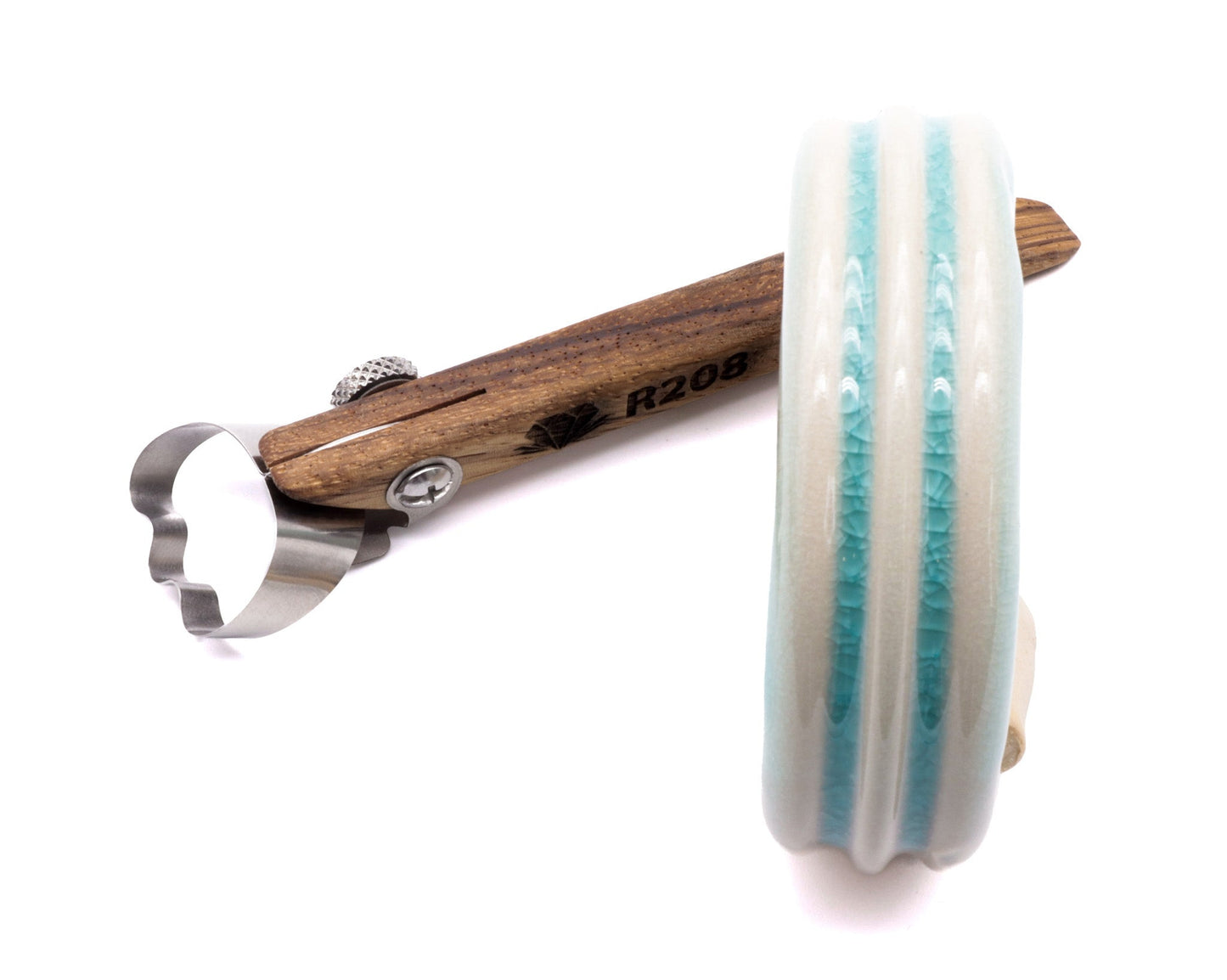 R208 Triple Round XL Handheld Clay Extruder - Clay Revolution