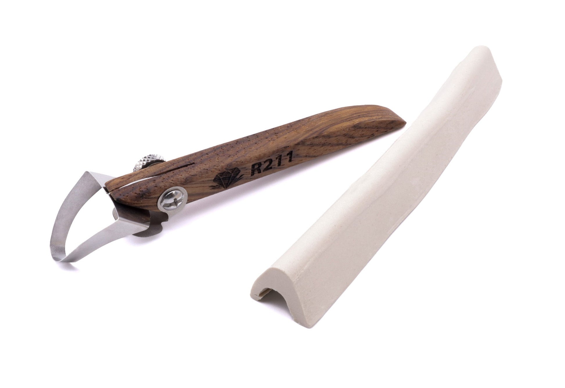 R211 Round Trapezoid Wall XL Handheld Clay Extruder - Clay Revolution