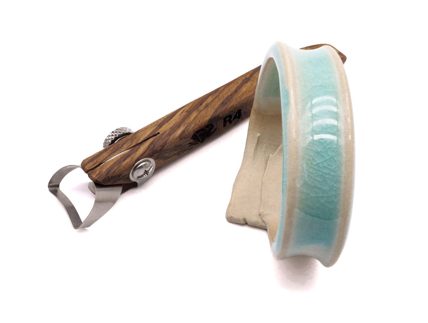 R4 Concave Handheld Clay Extruder - Clay Revolution