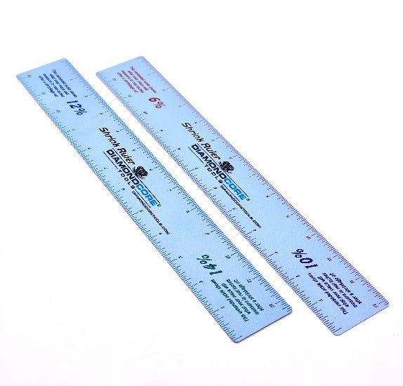 Shrink Ruler (Double-Sided, Sold Individually) - Clay Revolution