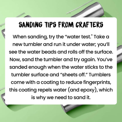 Pre-Sanded 20oz Skinny Tumbler - Clay Revolution