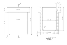 Cargar imagen en el visor de la galería, Graphite Crucible For Kerr Electro-Melt Furnace