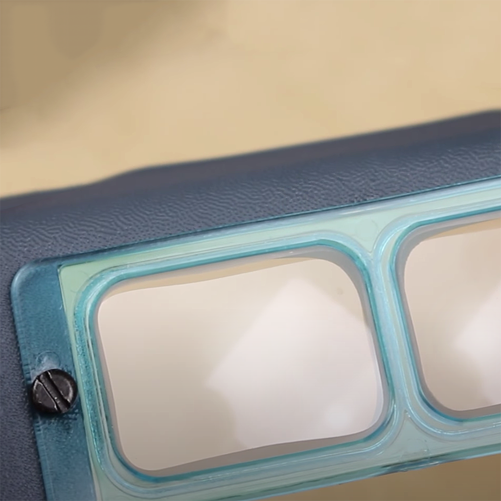 Donegan OptiVISOR DA-5 2.5 X Magnification at 8" - Clay Revolution