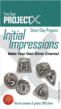 Carregar imagem no visualizador da galeria, Tucson - Beginners Silver Clay Initial Charms with Carrie Story - February 5, 2025 2:00-5:00