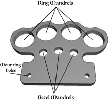 Cargar imagen en el visor de la galería, Knuckles- Ring and Bezel Mandrel holders