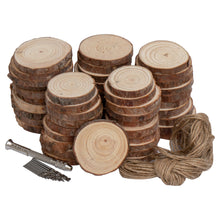 Charger l&#39;image dans la galerie, Pine Wood Bark Slices