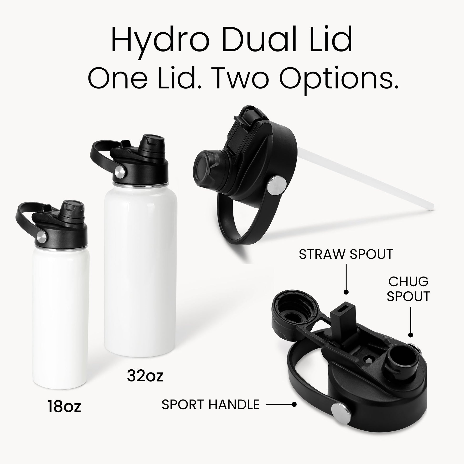 18oz Hydro Water Bottle - Clay Revolution