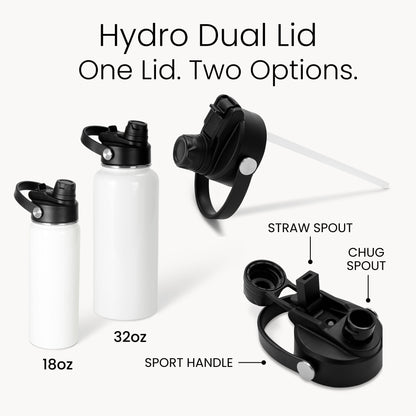 18oz Hydro Water Bottle - Clay Revolution