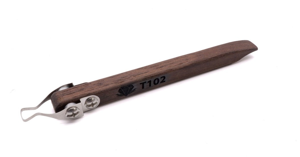 T102 Flat Top Extra-Small Trimming Tool - Clay Revolution
