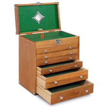 Cargar imagen en el visor de la galería, Oak 6-Drawer Mighty Portable Top Chest T16, Gerstner International