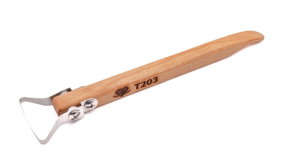 T203 Wedge Extra-Large Trimming Tool - Clay Revolution