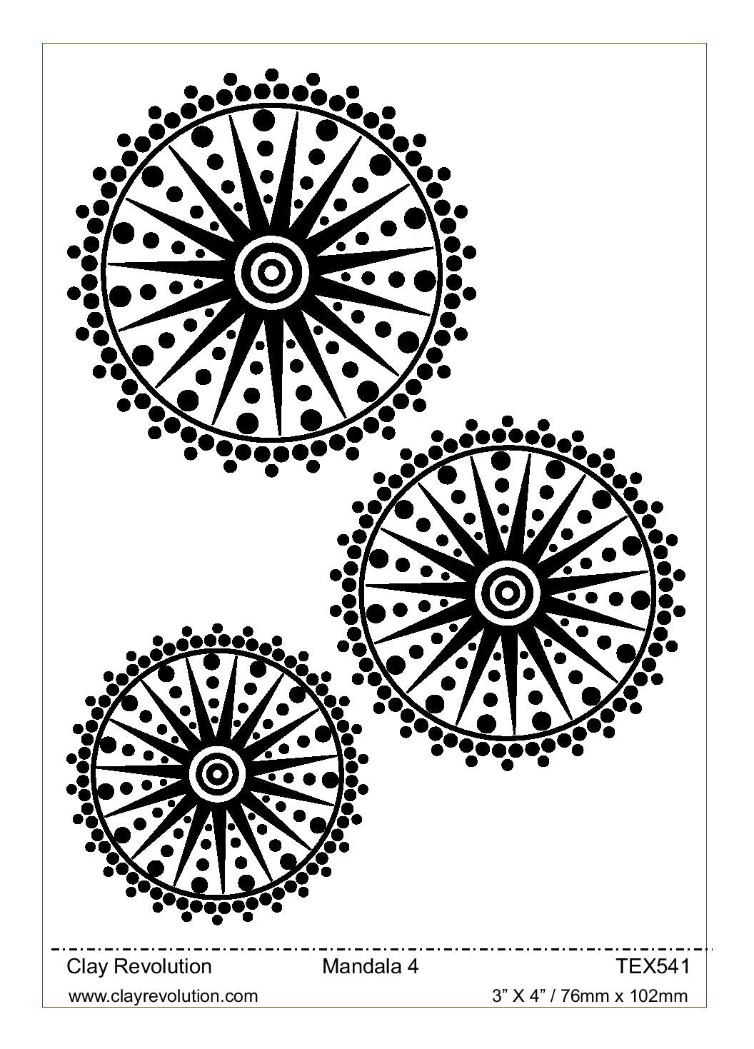 Mandala 4 Texture Sheet