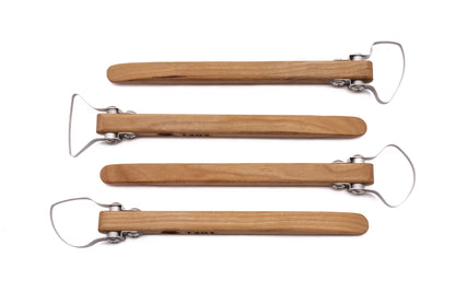 4-Piece Extra-Large Trimming Tools Set 1 - Clay Revolution