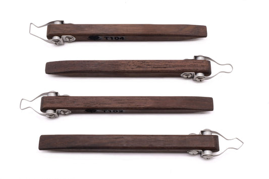 4-Piece Extra-Small Trimming Tools Set 1 - Clay Revolution