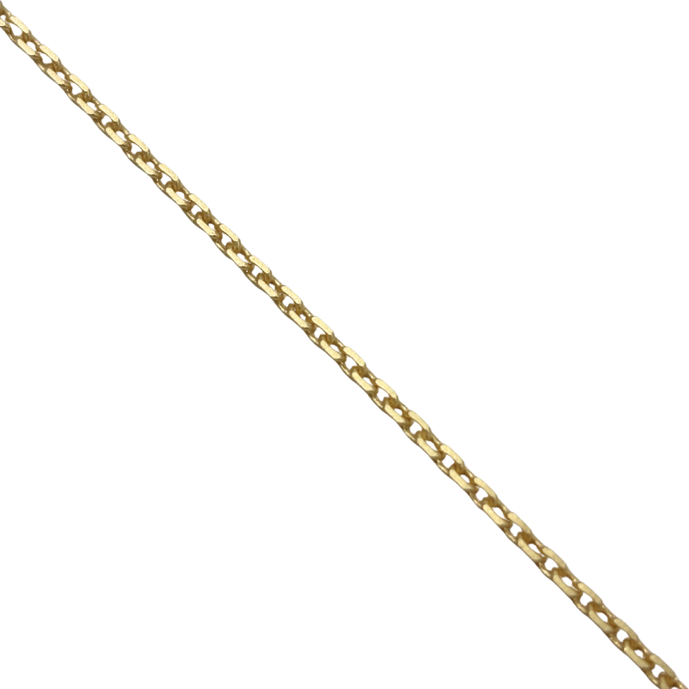 Chain: Matte Gold Rectangle Chain 2mmx3mm
