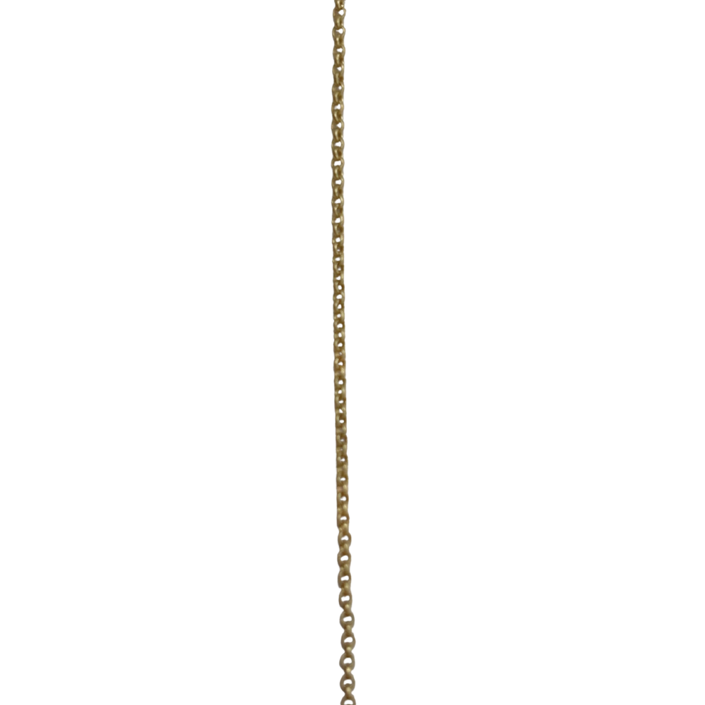 Chain: Gold-Plated Rolo 1mm