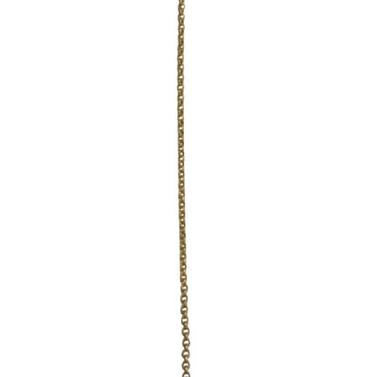 Chain: Gold-Plated Rolo 1mm