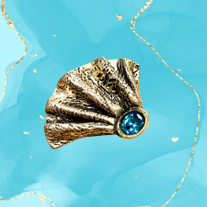 Dramatic Fan Fold Bronze Pendant Class with Carrie Story 8-28-26 In Person and Online