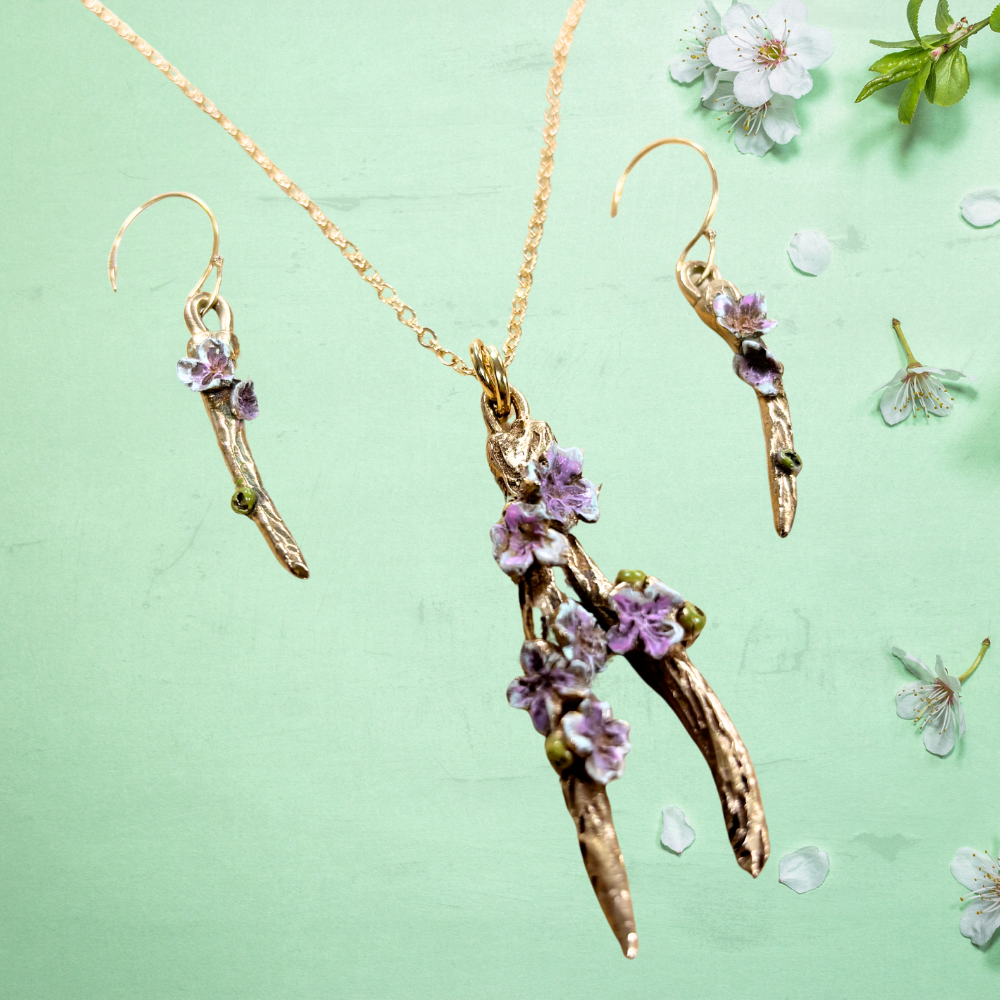 Sculpted Sprigs: Bronze Clay Earrings & Pendants with Carrie Story 7-24-26 In Person and Online