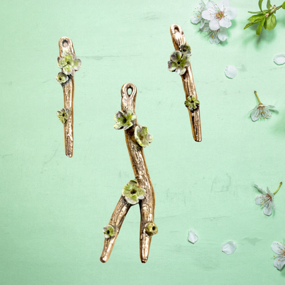 Sculpted Sprigs: Bronze Clay Earrings & Pendants with Carrie Story 7-24-26 In Person and Online