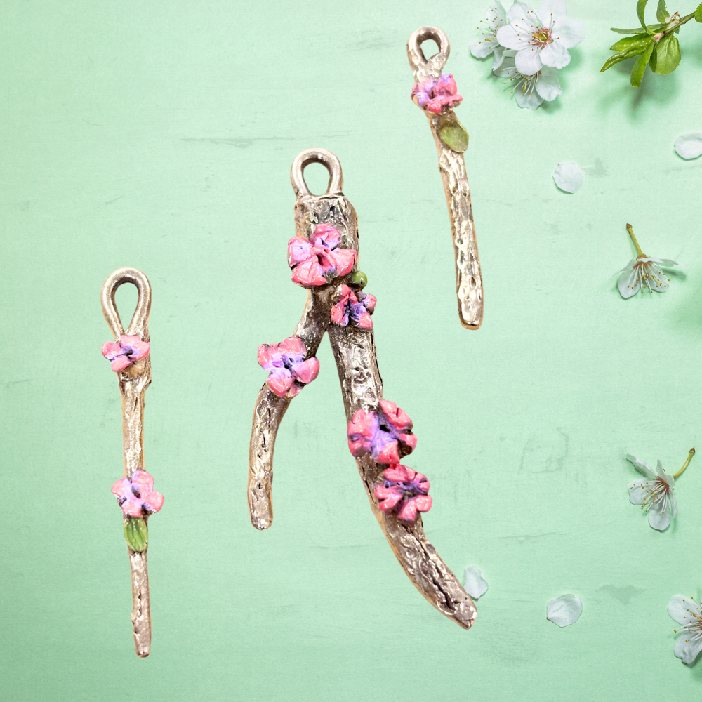 Sculpted Sprigs: Bronze Clay Earrings & Pendants with Carrie Story 7-24-26 In Person and Online