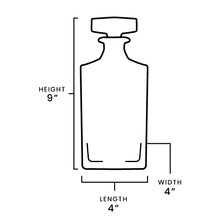 Carregar imagem no visualizador da galeria, Whiskey Decanter - Square - 750ML