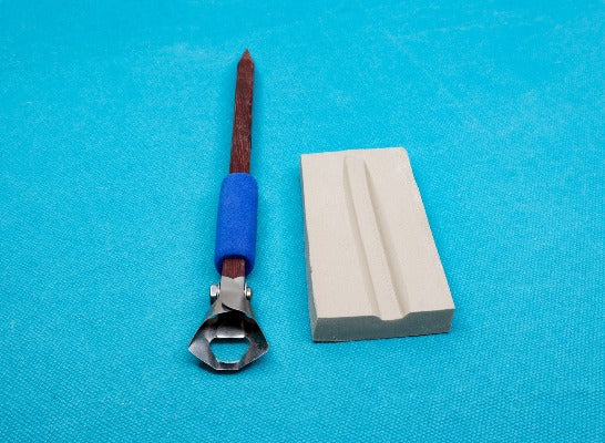 X7 6 mm Square Fluting Tool - Clay Revolution