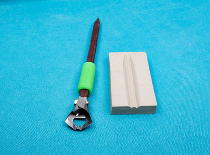 3-Piece Fluting Tools Set 3 - Clay Revolution