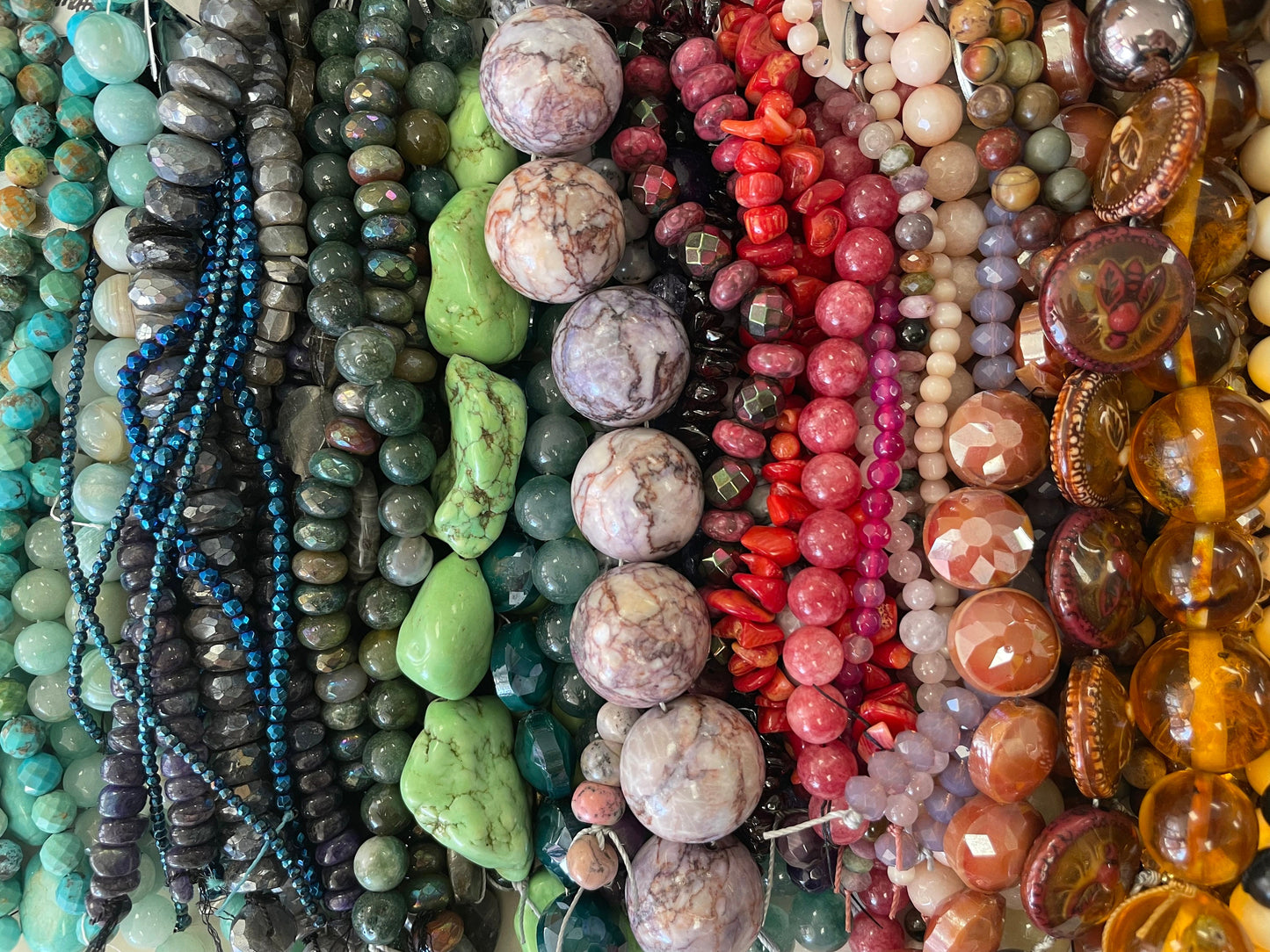 Bead Salad - Mystery Bead Grab Bag! Five 6-inch strands per order