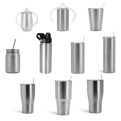 10 Pack - Stainless Steel - Starter Pack