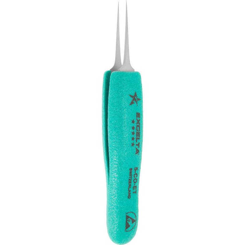 Ultra Fine Pointed Tweezer, Tapered, 5-CO-ET Cobaltima®, Excelta