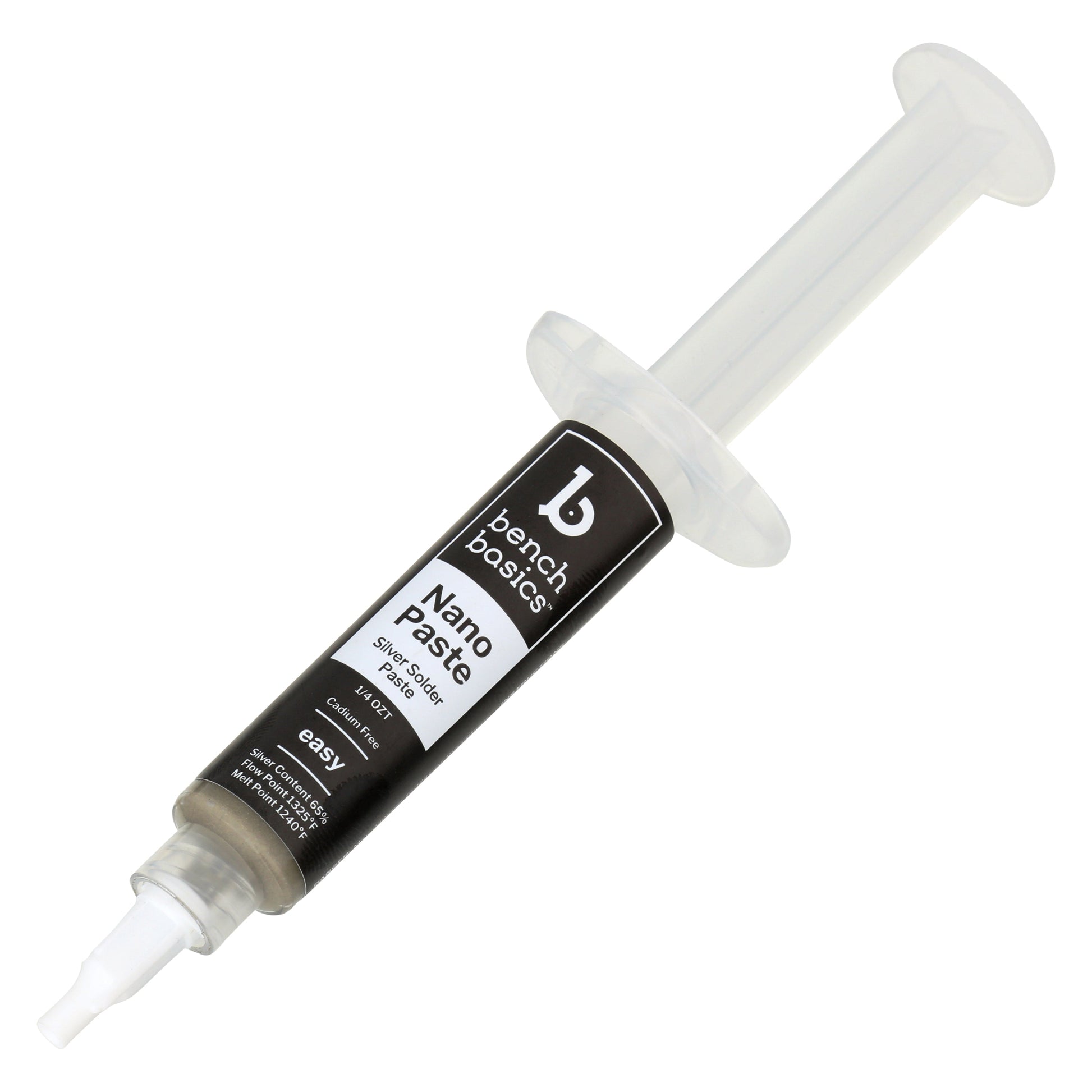 NANO Paste, Silver Solder Paste w/ Dispensing Syringe, 1/4 ozt - Clay Revolution