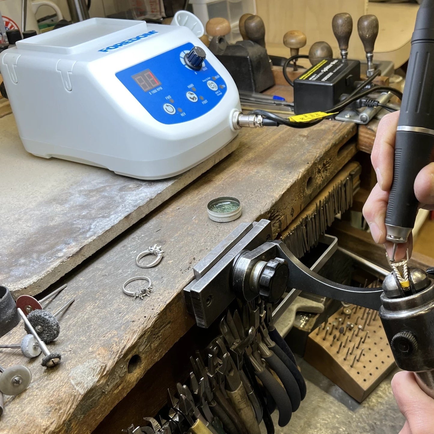 High Speed Rotary Brushless Micromotor, 50K RPM, Foredom K.1040 - Clay Revolution