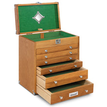 Cargar imagen en el visor de la galería, Oak 6-Drawer Mighty Portable Top Chest T16, Gerstner International