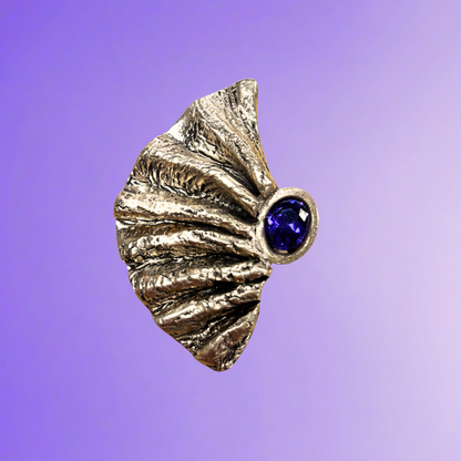 Dramatic Fan Fold Bronze Pendant Class with Carrie Story 8-28-26 In Person and Online