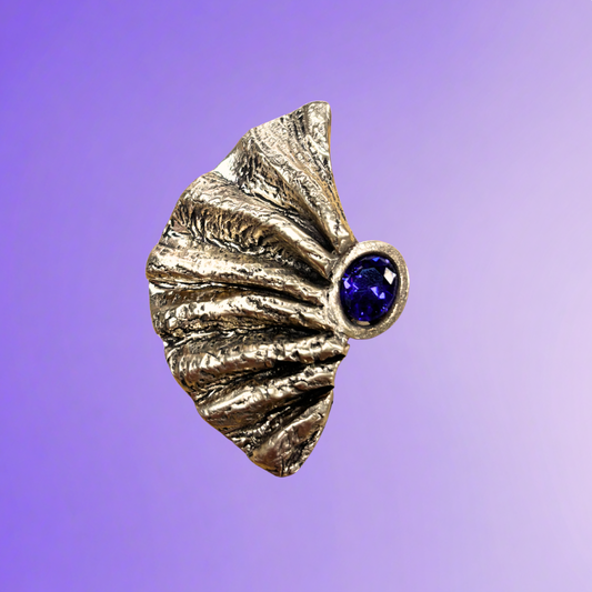 Dramatic Fan Fold Bronze Pendant Class with Carrie Story 8-28-26 In Person and Online