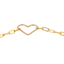 Cargar imagen en el visor de la galería, Heart Jump Ring for Permanent Jewelry, Gold-Filled
