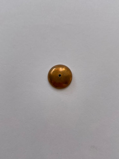 Brass Round Disc w/ Hole Component