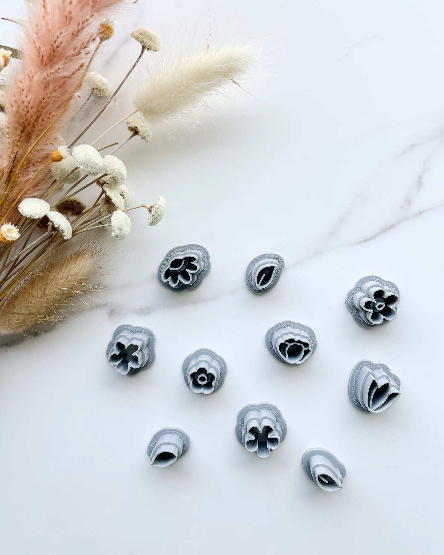 Mini Floral Cutter Pack (Pack of 10) - Clay Revolution