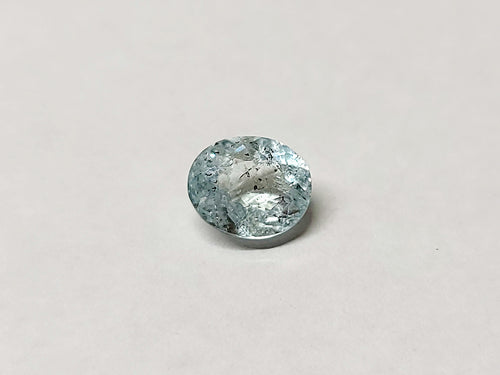 Aquamarine 9mm x 7mm Oval Faceted