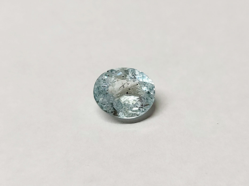 Aquamarine 9mm x 7mm Oval Faceted